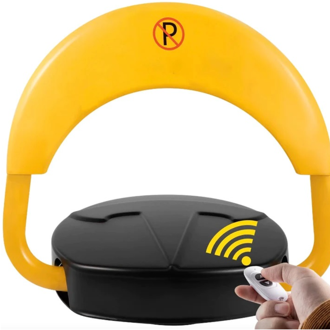 Transport gratuit! Blocator loc parcare automat, cu telecomanda  si alarma incorporata