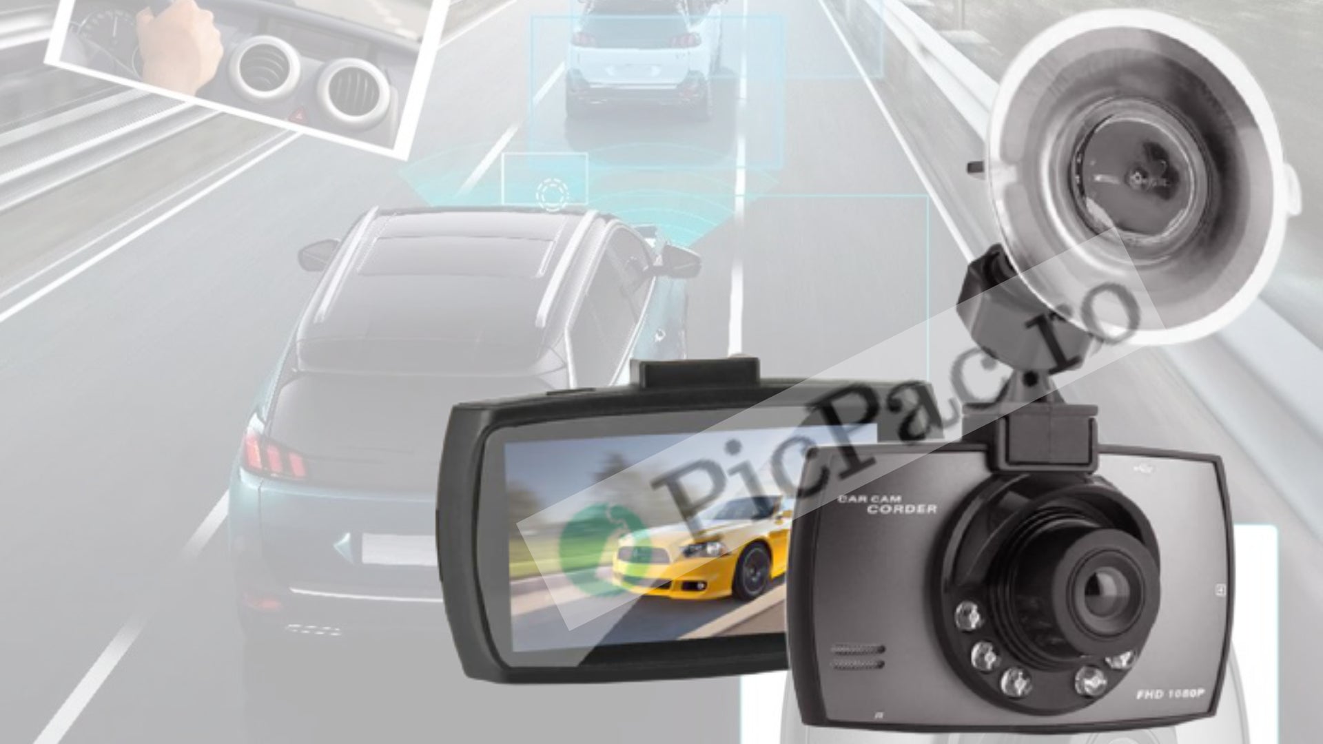 Camera Auto HD, ecran LCD 6 cm, G senzor