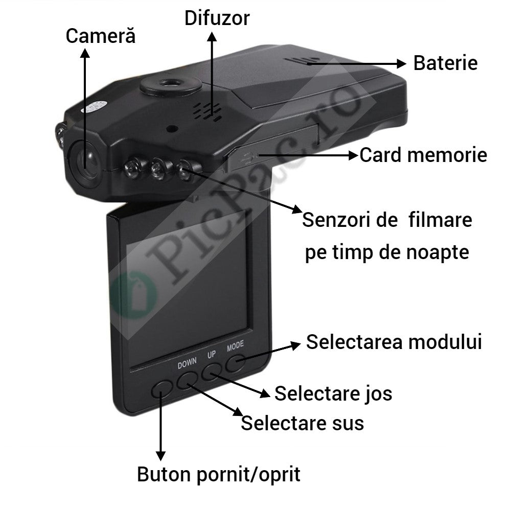 Lichidare de stoc . Camera auto video HD DVR 720p, filmare de calitate