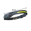 Lichidare de stoc. Lanterna de cap LED, profesionala, acumulator, senzor miscare si lumina laterala